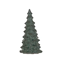Hello Honey® 7.5" Green Compact Stoneware Tree with Reactive Glaze
