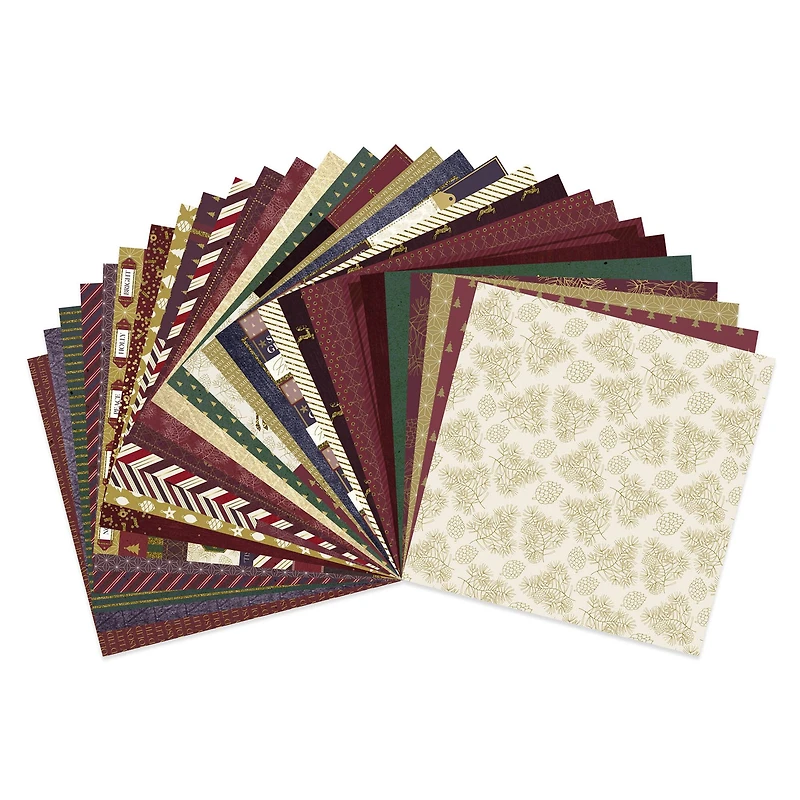 12" x 12" Holiday Tidings Paper Pad by Recollections™