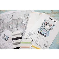 Letistitch Be Happy Counted Cross Stitch Kit