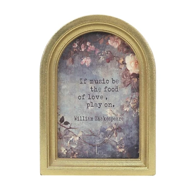 7" Shakespeare Print Arch Tabletop Décor by Ashland®
