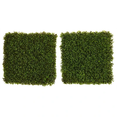 Plum Pine Artificial Wall Mats, 2ct.