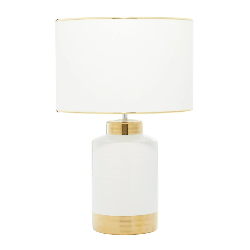 CosmoLiving by Cosmopolitan 23" Gold Ceramic Table Lamp
