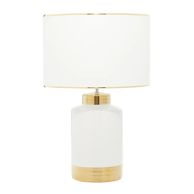 CosmoLiving by Cosmopolitan 23" Gold Ceramic Table Lamp