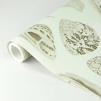Scalamandre Cream Coquina Peel & Stick Wallpaper