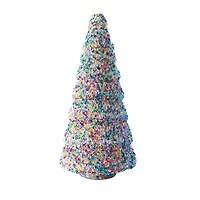 Hello Honey® Multicolor Glass Tree Décor with Sequins