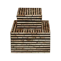 Black Mother of Pearl Coastal Box Set