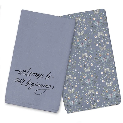 Welcome to Our Beginning Tea Towel Set
