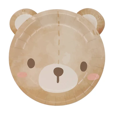 7" Bear Shaped Snack Plates, 8ct. by Celebrate It™