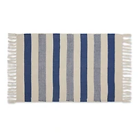 DII® French Blue Combo Stripe Hand-Loomed Rug, 2ft. x 3ft.