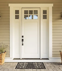 DII® Pineapple Scroll Rubber Doormat