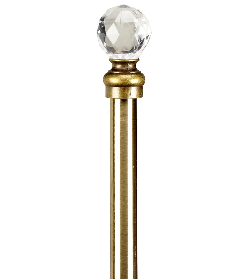 Home Details Crystal Ball Curtain Rod