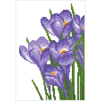 Diamond Dotz® Intermediate Spring Crocus Diamond Painting Kit