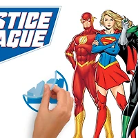 RoomMates Justice League Peel & Stick Giant Wall Decal Set with Alphabet​