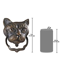 Design Toscano Black Cat Authentic Foundry Iron Door Knocker