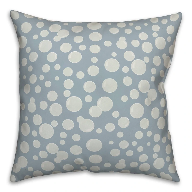 Bubbles All Over Throw Pillow