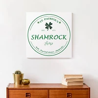 Shamrock Shop 16" x 16" Canvas Wall Art