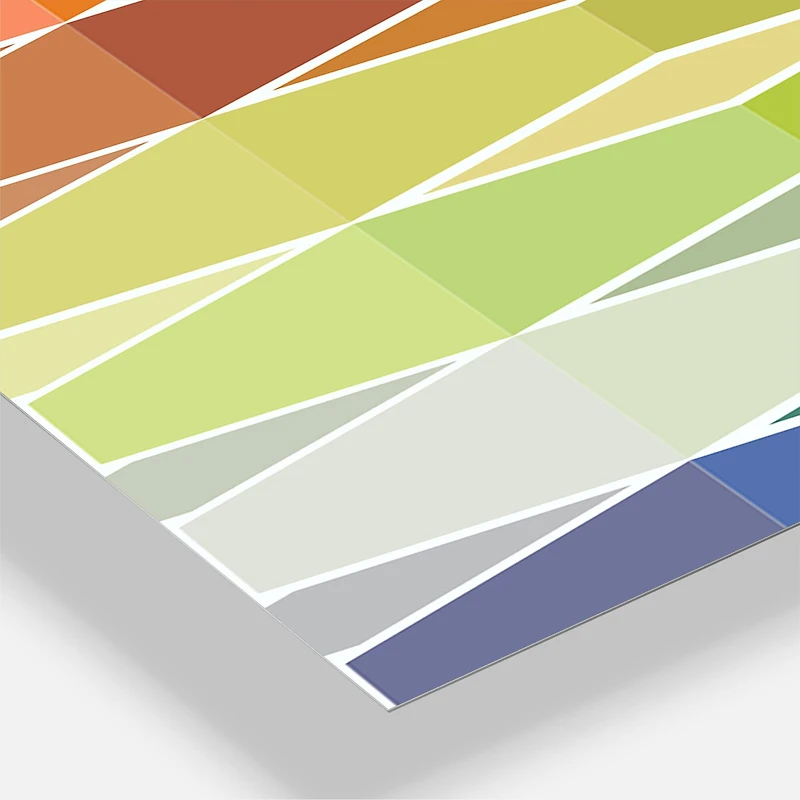 Designart 'Flanneur (Square) Oversized Mid-Century Multipanel Wall Clock