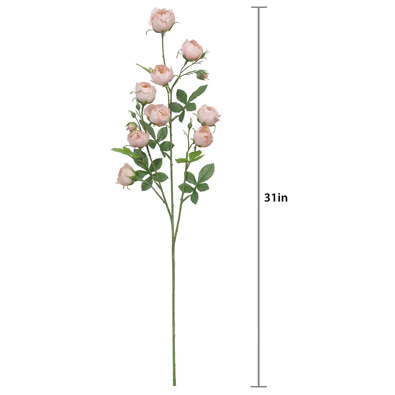 31" Cabbage Rose Spray by Ashland