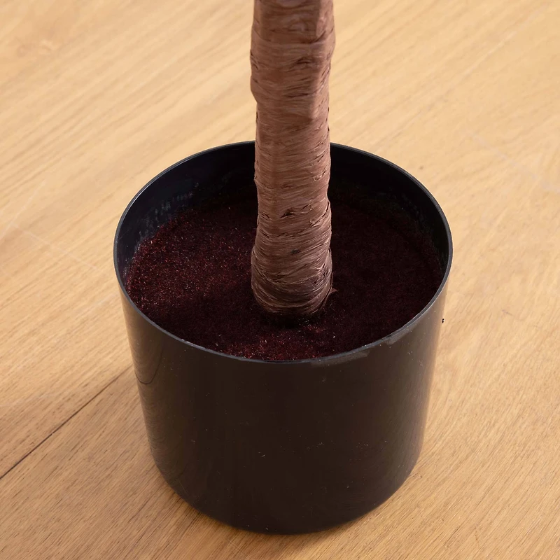 4ft. Pre-Lit LED Autumn Eucalyptus Artificial Fall Tree