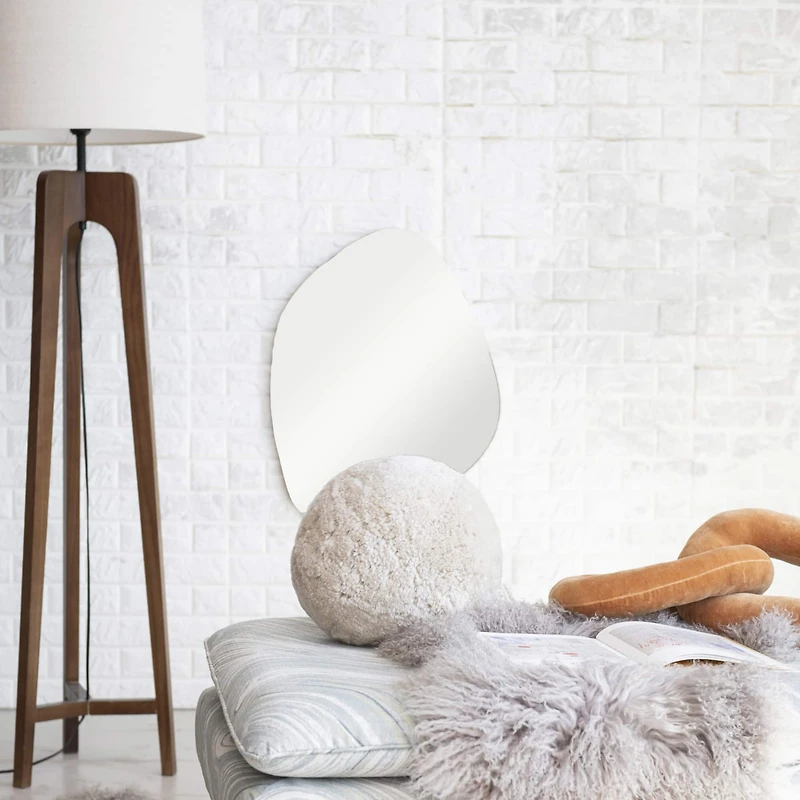 Hello Honey® 24" Organic Shaped Wall Mirror