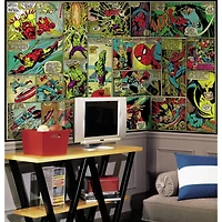 RoomMates Marvel Classics Comic Panel Mural
