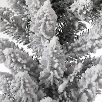Glitzhome® 9ft. LED Snow Flocked Christmas Garland