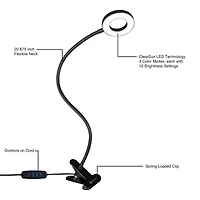 OttLite Dimmable Ring Light with Clip