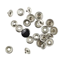 Black Heavy Duty Snaps by Loops & Threads™