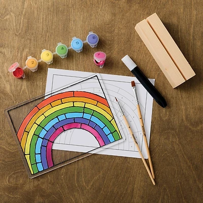 Rainbow Paint-by-Number Acrylic Surface Kit by Artist's Loft®