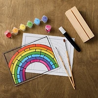 Rainbow Paint-by-Number Acrylic Surface Kit by Artist's Loft®