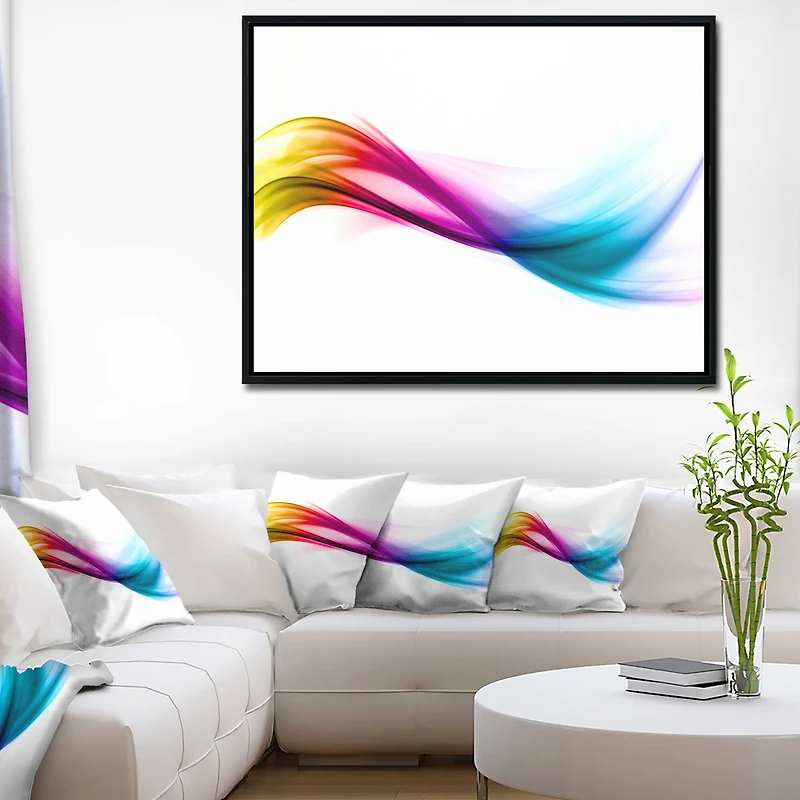 Designart - Rainbow Shade Waves