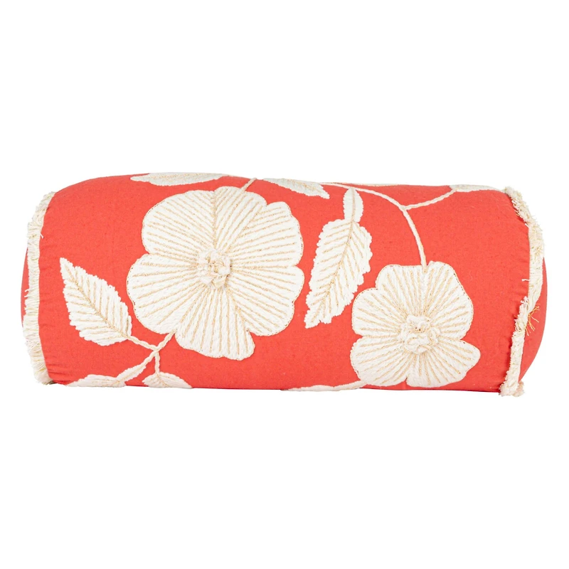 Hello Honey® Enchanted Garden Embroidered Bolster Pillow Set