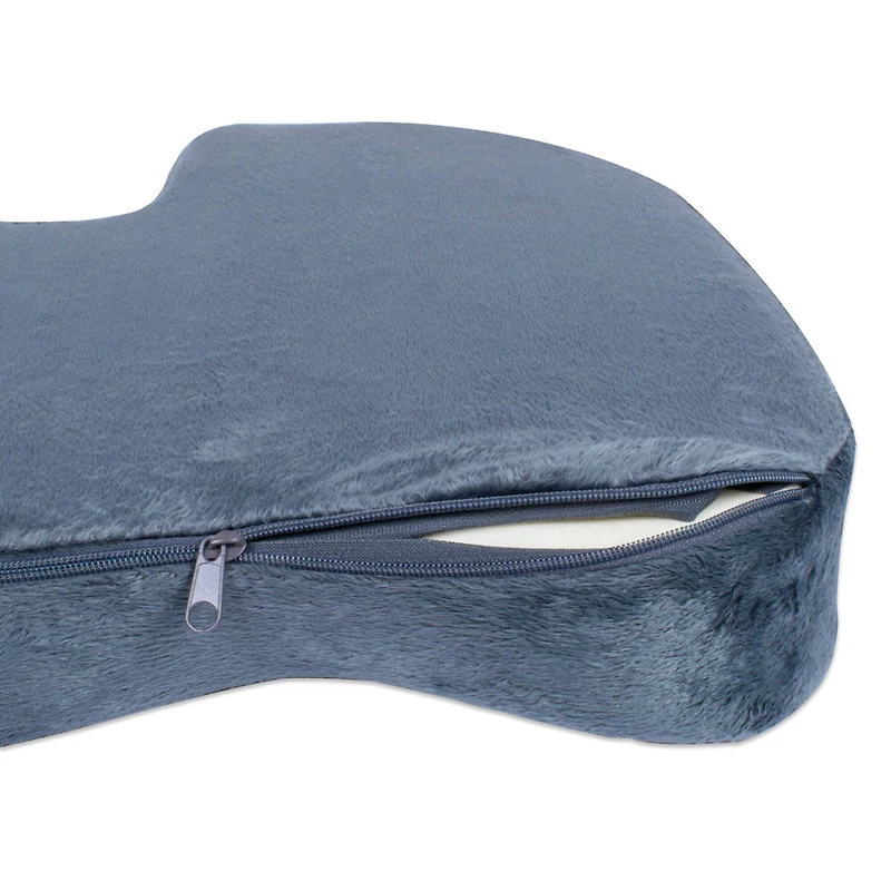 Memory Foam Coccyx Cushion Grey