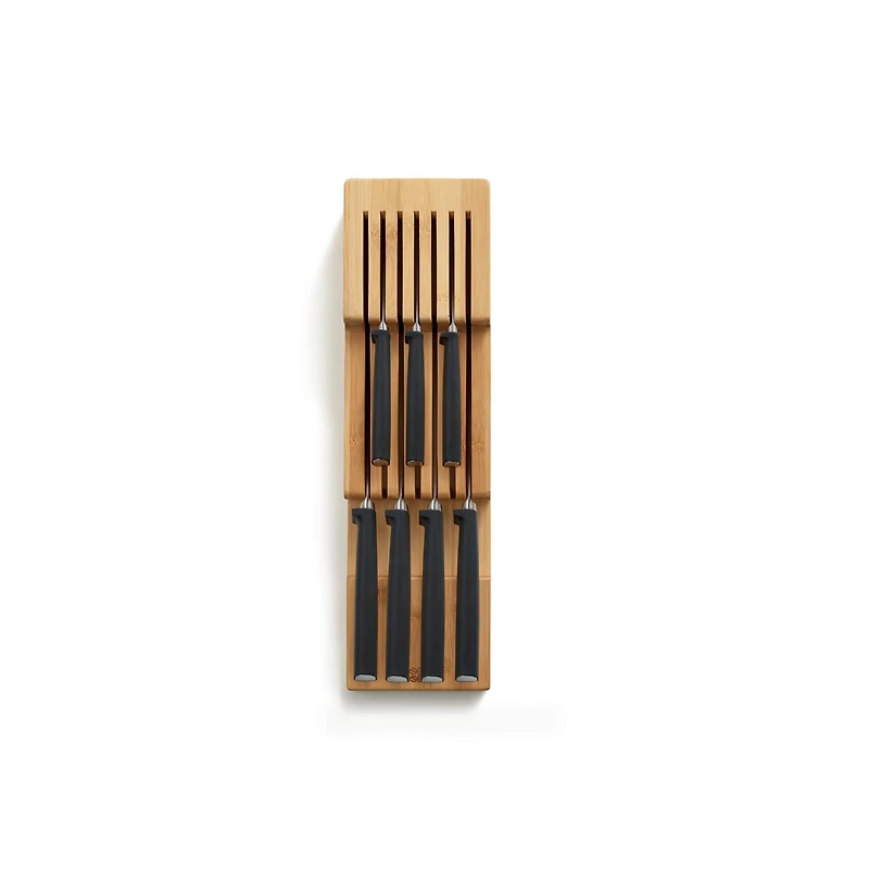 Joseph Joseph DrawerStore Bamboo 2-tier Knife Organizer