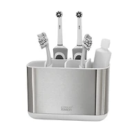 Joseph Joseph EasyStore Steel Toothbrush Caddy Large - White