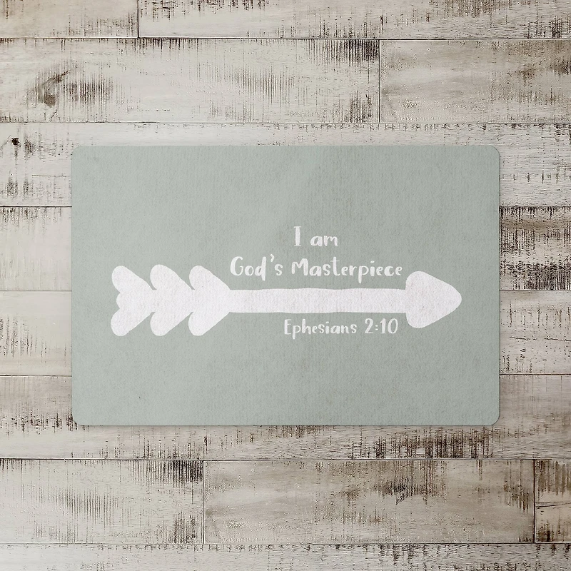 18" x 27" God's Masterpiece Arrow Floor Mat