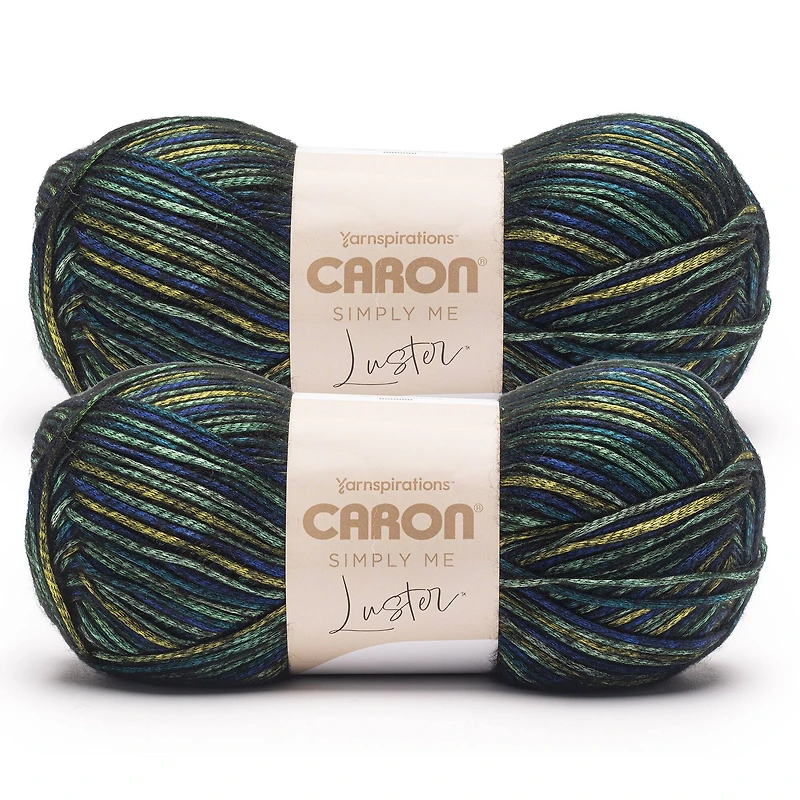 2 Pack Caron® Simply Me Luster™ Yarn