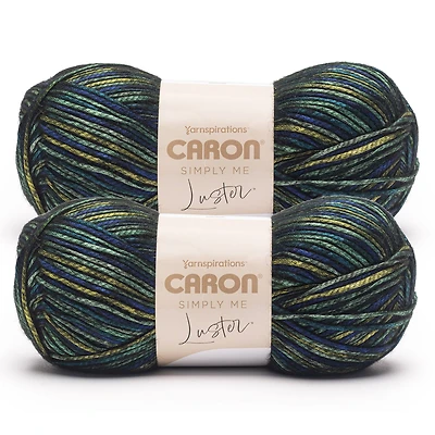 2 Pack Caron® Simply Me Luster™ Yarn