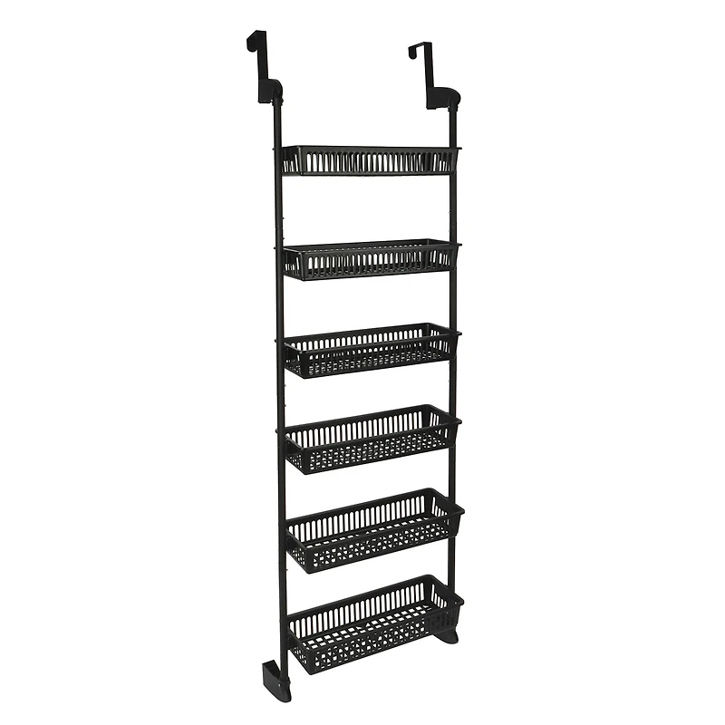 59" Plastic 6 Basket Over the Door Organizer by Simply Tidy®