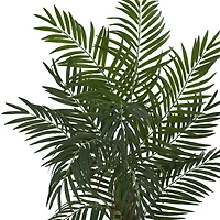 5.5ft. Areca Palm Tree in White Tower Planter