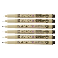 Pigma® Micron™ 05 Fine Line Black Pens, 6ct.