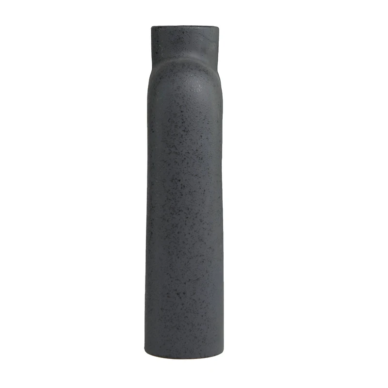 The Novogratz 13" Black Ceramic Arched Abstract Vase