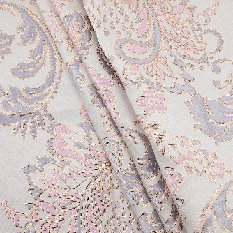 Cosplay by Yaya Han Ivory, Pink & Gold Duchesse Floral Brocade Fabric