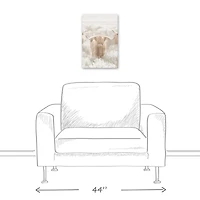 Light and Creamy Highland Canvas Wall Art