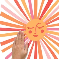 RoomMates CatCoq Sunshine Peel & Stick Giant Wall Decal