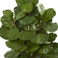 6.5ft. Fiddle Leaf Artificial Tree with Decorative Planter