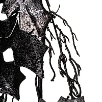 Glitzhome® 6ft. Lighted Halloween Bat Garland