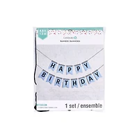 5ft. Blue Happy Birthday Racing Banner Set by Celebrate It™