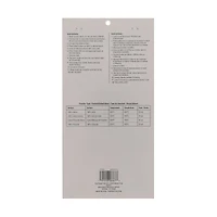 2" Iron-On Black Flocked Block Letters by Make Market®