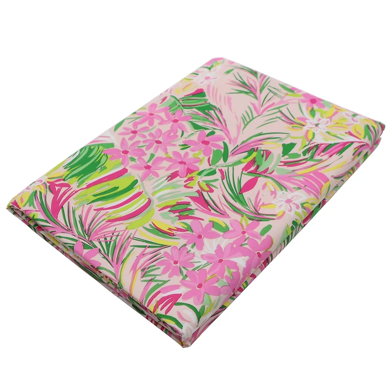 70" Pink Floral Vinyl Table Cover by Ashland®
